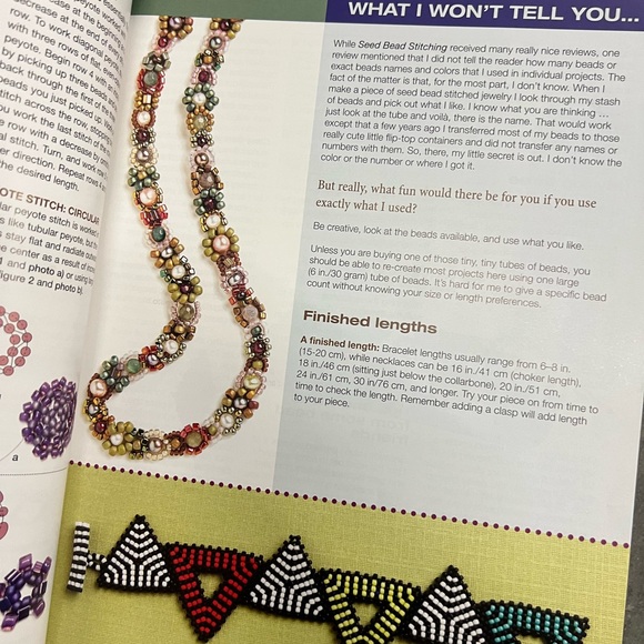 More Seed Bead Stitching Creative Variati by Beth Stone Paperback Art Accesories - Picture 5 of 5